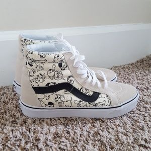 NWOT RARE Disney & Vans 101 Dalmatians high tops